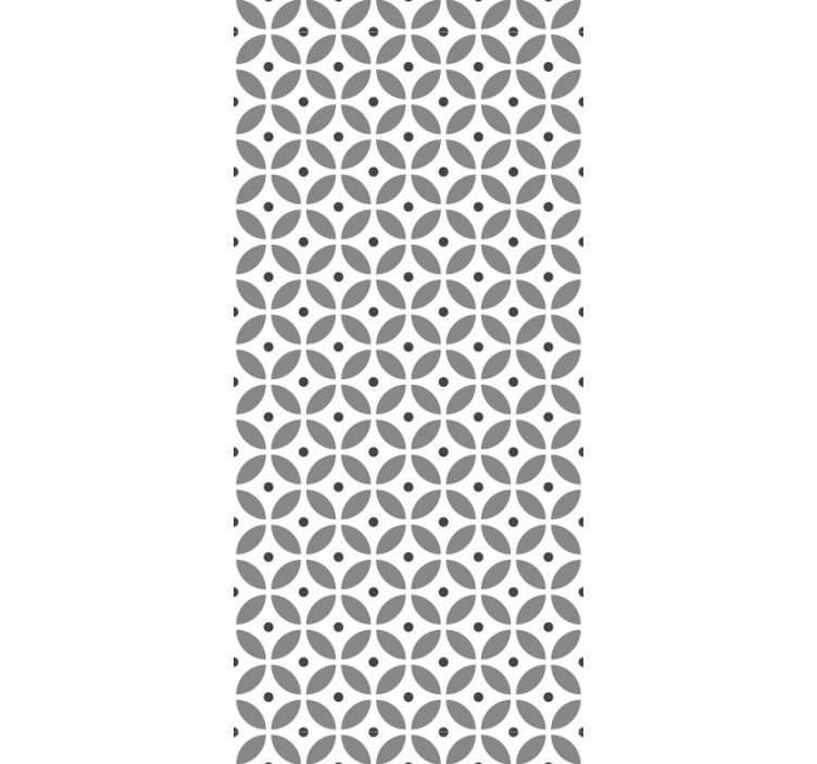 Carta da parati geometrica motivo geometrico dei petali - TenStickers