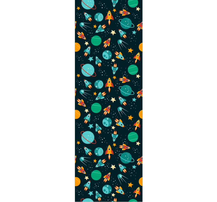 Carta da parati stelle scena di esplorazione spaziale - TenStickers