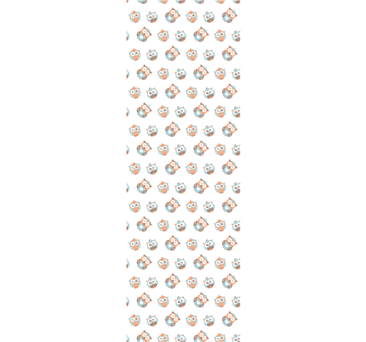Carta da parati cameretta modello gufo - TenStickers