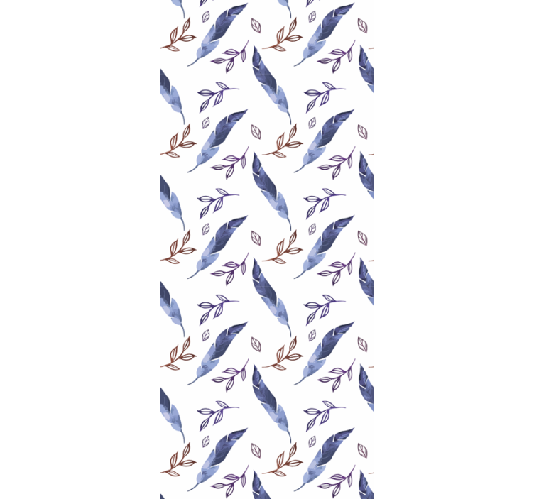 Carta da parati floreale motivo floreale diagonale - TenStickers