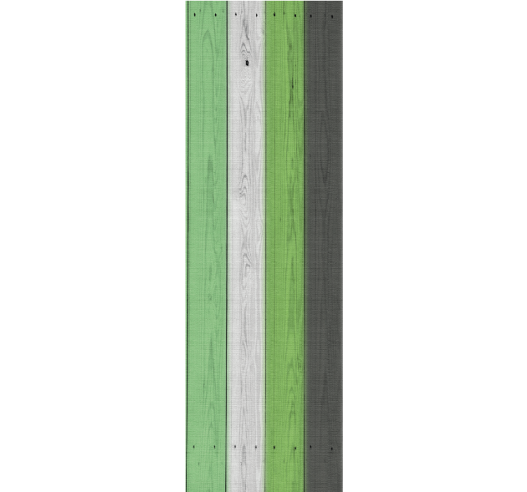 Carta da parati effetto legno motivo in legno a strisce - TenStickers