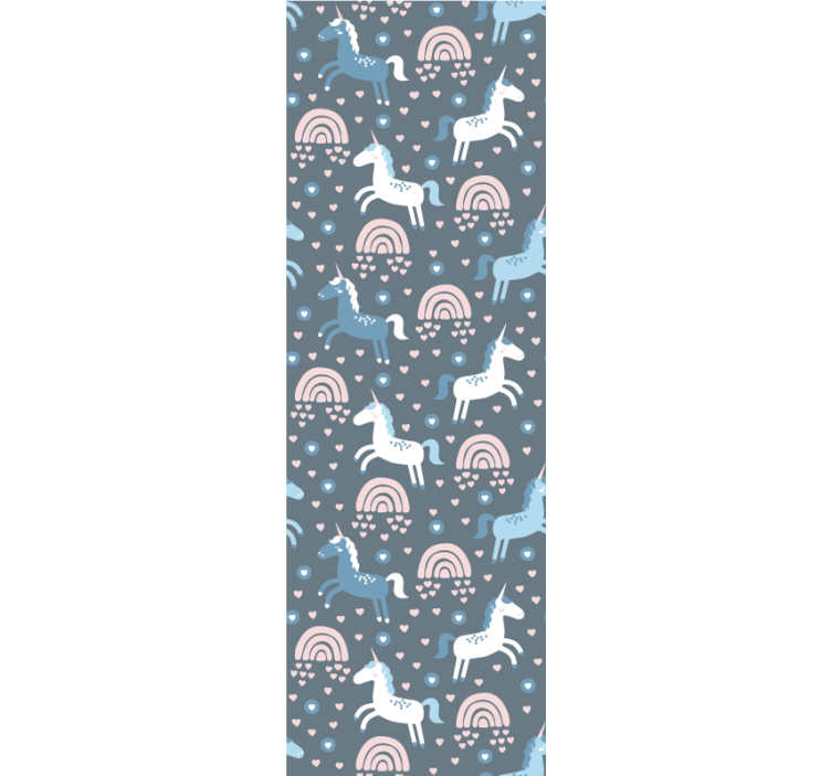 Carta da parati animali motivo arcobaleni giraffa - TenStickers