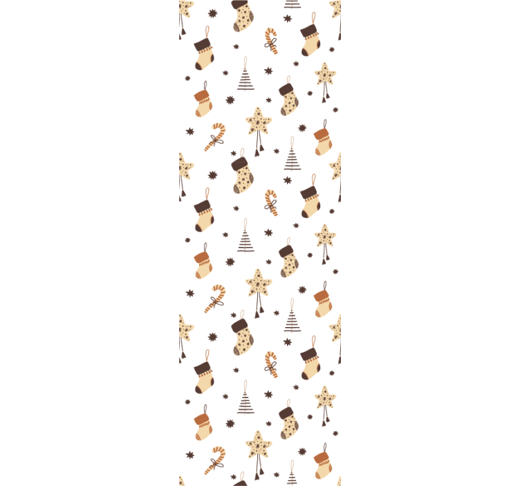 Carta da parati natalizia immagini festive - TenStickers