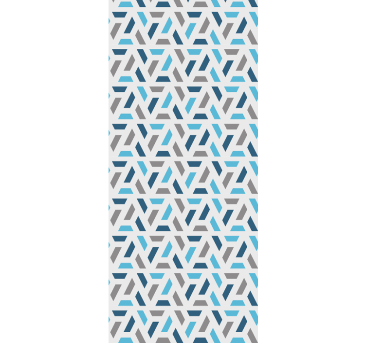 Carta da parati geometrica modelli astratti ad incastro - TenStickers
