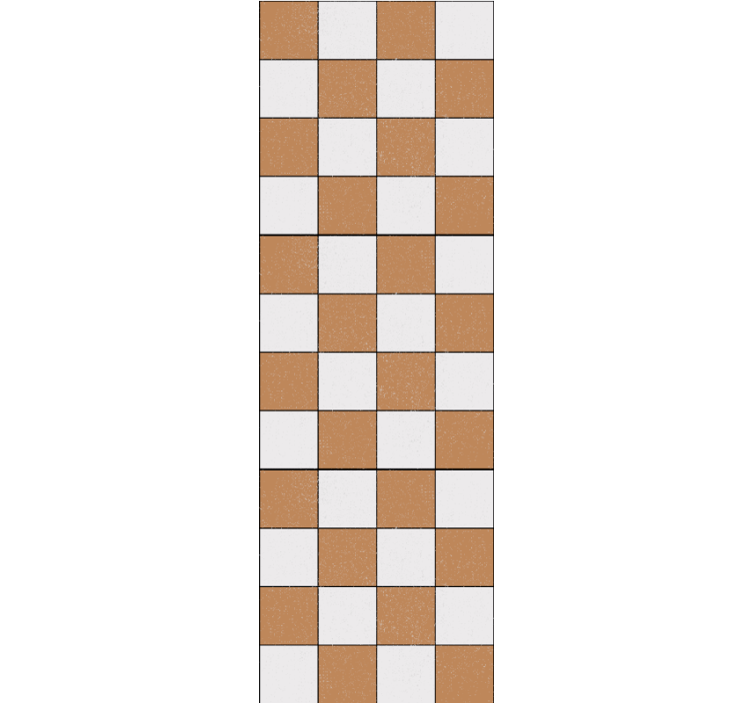 Carta da parati effetto piastrelle disegno a motivo quadrato - TenStickers