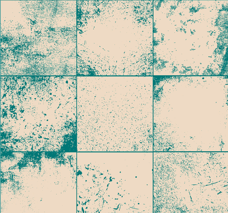 Carta da parati astratta motivo a trama maculata - TenStickers