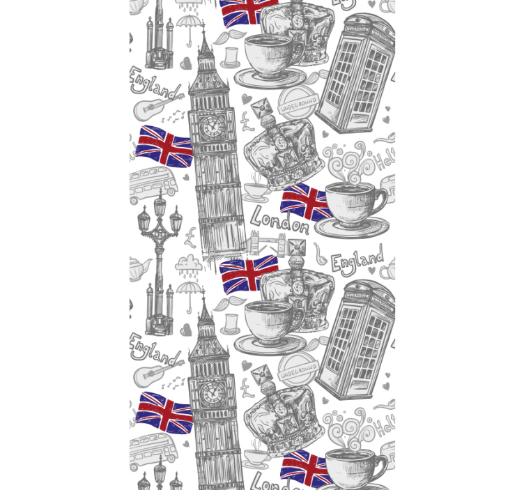 Carta da parati città monumenti di londra - TenStickers