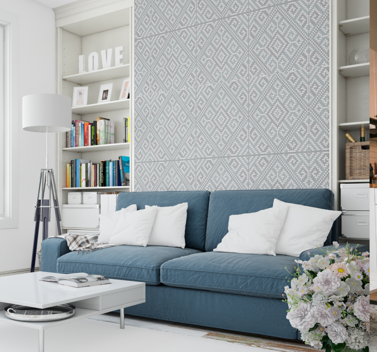 Carta parati stile nordico folk - TenStickers