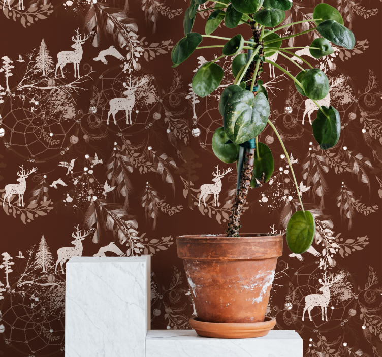 Carta da parati animali creature del bosco - TenStickers