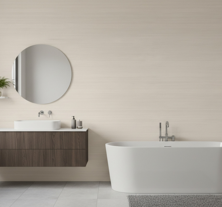 Carta da parati bagno semplicità blackout urbana - TenStickers