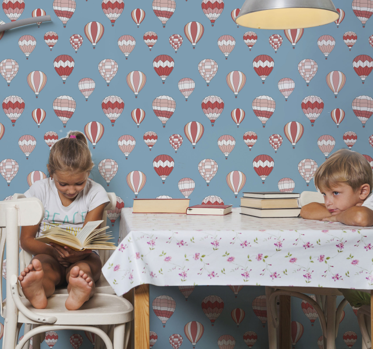 Carta da parati cameretta motivo a palloncino - TenStickers