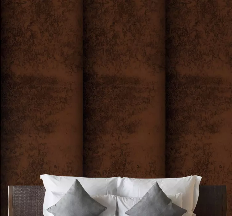 Carta da parati effetto marmo elegante texture marrone - TenStickers