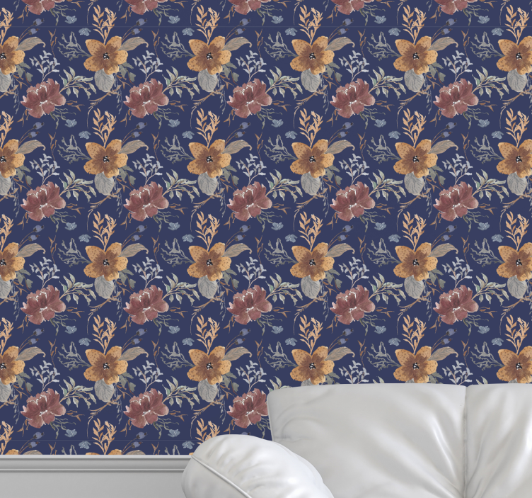 Carta da parati floreale eleganza botanica - TenStickers