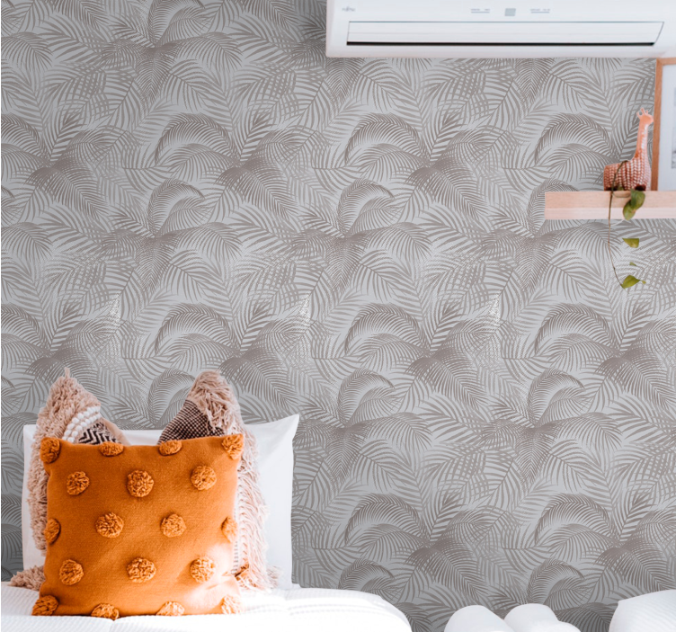 Carta da parati natura eleganti motivi a foglia - TenStickers