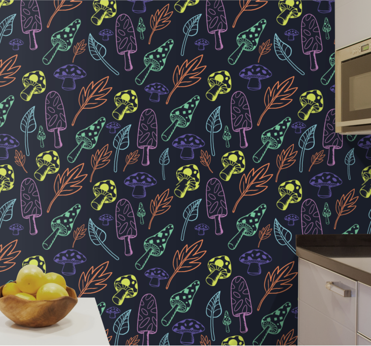 Carta da parati natura modello foresta funky - TenStickers