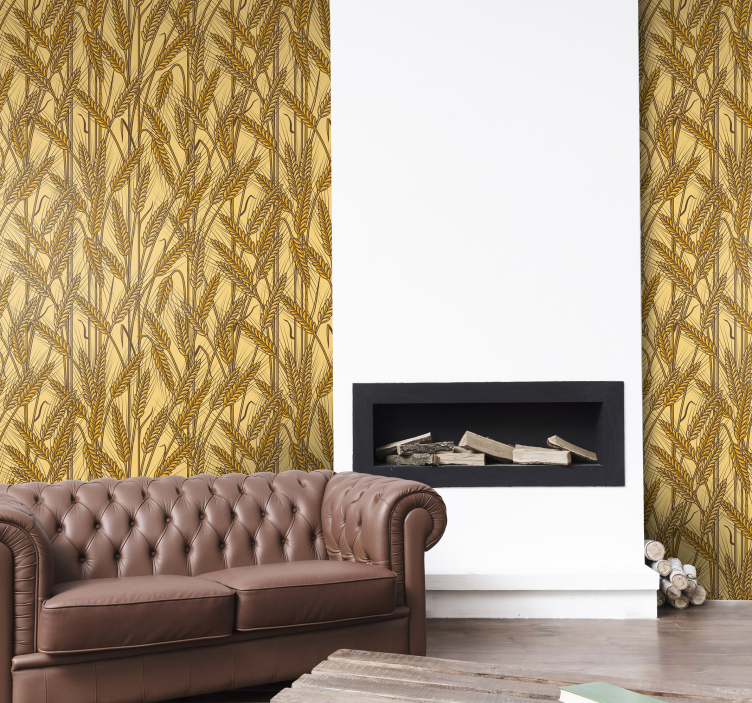 Carta da parati natura standard del grano - TenStickers