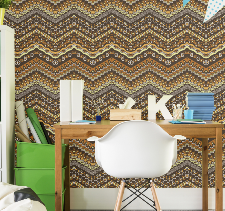 Carta da parati artistica motivo ornamentale - TenStickers