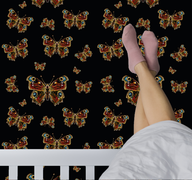 Carta da parati farfalle collezione di farfalle - TenStickers
