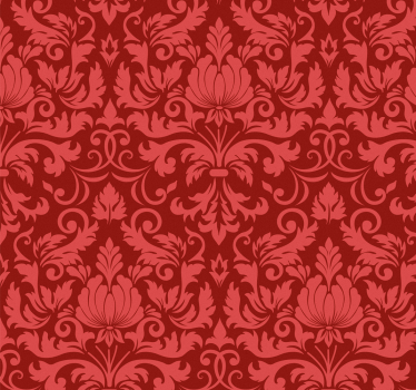 Carta da parati barocco stile floreale barocco - TenStickers