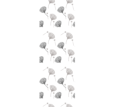 Carta da parati floreale motivo delicato bianco - TenStickers