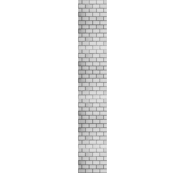 Carta da parati mattoni motivo grigio classico - TenStickers