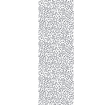 Carta da parati pois elegante motivo in bianco e nero - TenStickers