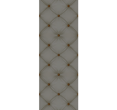 Carta da parati moderna texture motivo imbottito grigio - TenStickers