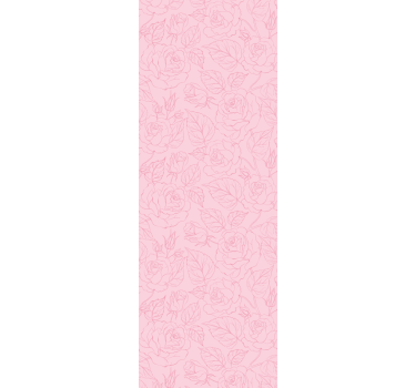 Carta da parati floreale sfondo rosa rosa - TenStickers