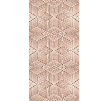 Carta da parati effetto legno modelli intricati - TenStickers