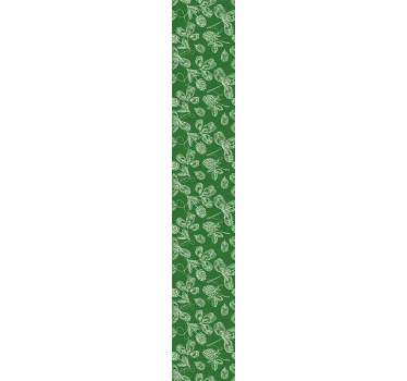Carta da parati natura disegno verde foglia - TenStickers