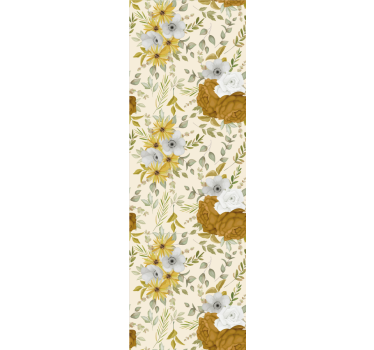 Carta da parati floreale fiori di nidificazione - TenStickers