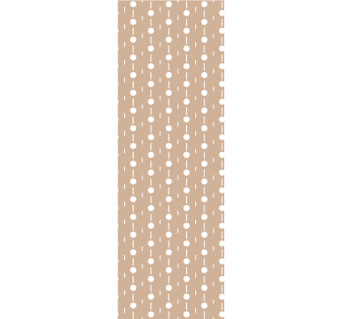 Carta da parati pois puntini bianchi circolari - TenStickers