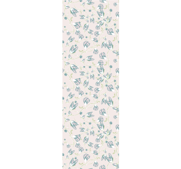 Carta da parati floreale stampa a fiori sottili - TenStickers