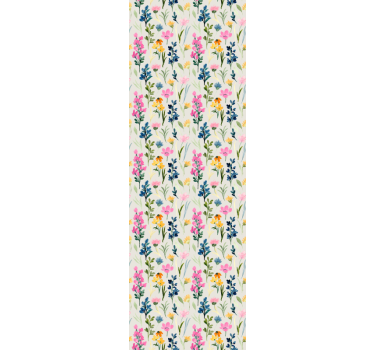 Carta da parati floreale composizione floreale colorata - TenStickers