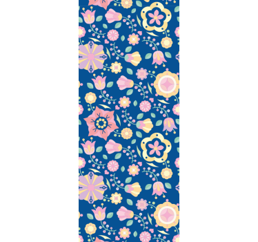 Carta da parati floreale composizione di fiori - TenStickers