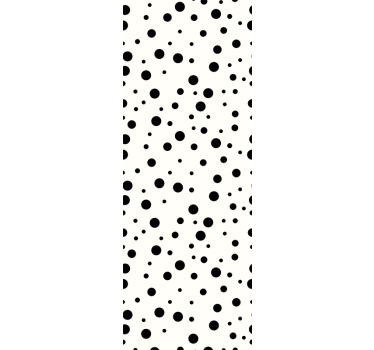 Carta da parati pois punti neri - TenStickers