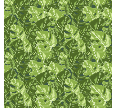 Carta da parati natura motivi foglie lussureggianti - TenStickers