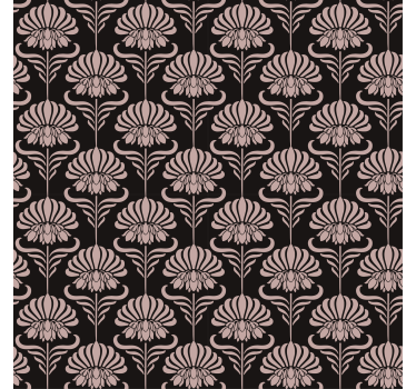 Carta da parati barocco motivi art nouveau - TenStickers