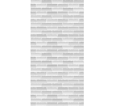 Carta da parati mattoni grigio realistico - TenStickers