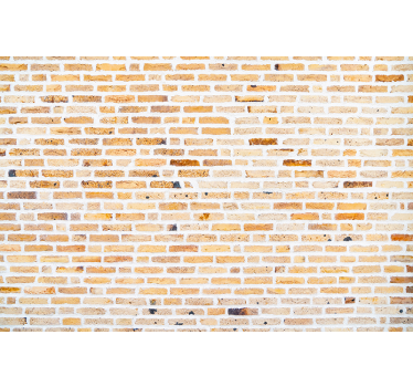Carta da parati mattoni motivo orizzontale chiaro - TenStickers