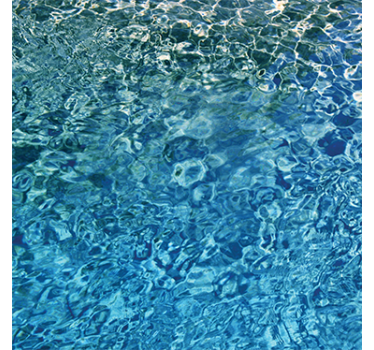 Carta da parati moderna texture acqua blu realistica - TenStickers