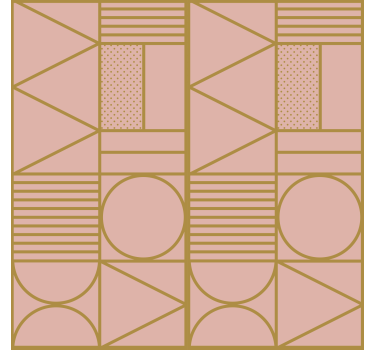 Carta da parati texture blocco oro e rosa - TenStickers