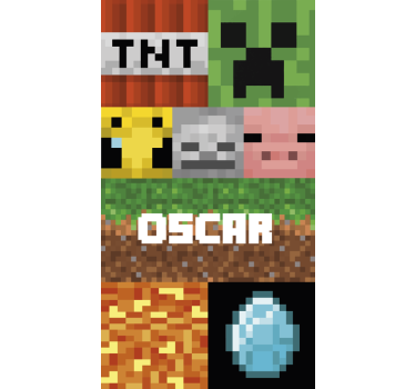 Carta da parati texture motivo geometrico gaming - TenStickers