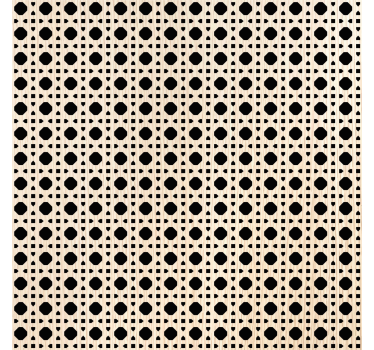 Carta da parati texture marrone chiaro canneté - TenStickers