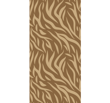 Carta da parati texture motivo tigre marrone e beige - TenStickers