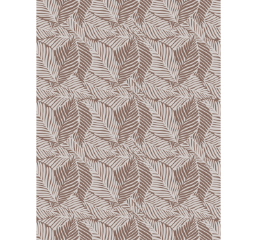 Carta da parati natura foglie di terracotta - TenStickers