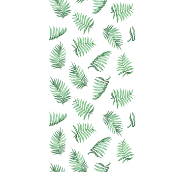 Carta da parati natura foglie di palma verde - TenStickers