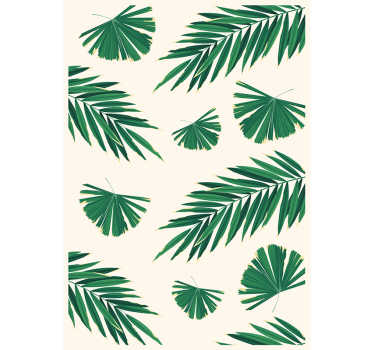 Carta da parati natura foglie verdi lussureggianti - TenStickers