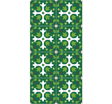 Carta da parati natura stampa botanica smeraldo - TenStickers
