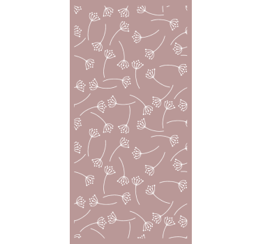 Carta da parati natura motivo floreale delicato - TenStickers